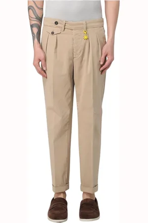 Manuel Ritz Broeken, Heren, , S, Slim-Fit Broek met Details