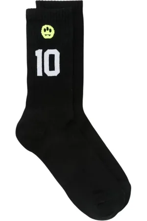 BARROW Ondergoed, Heren, Zwart, ONE Size, Zwarte Crew Socks voor Mannen