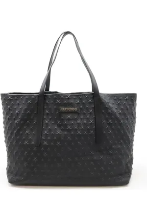 Jimmy Choo Pre-owned, Dames, Zwart, ONE Size, Leer, Pre-owned Leather totes