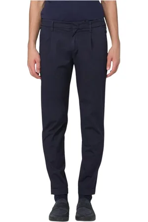 FAY Broeken, Heren, Blauw, W33, Katoen, Beige Katoenen Chino