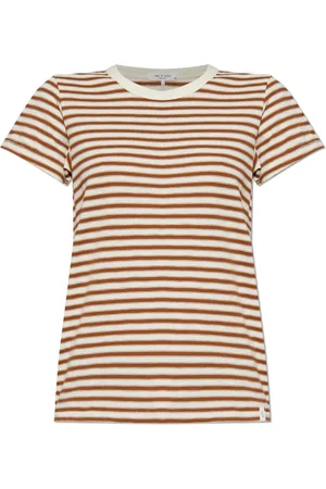 RAG&BONE Tops, Dames, , XS, Katoen, Gestreept patroon T-shirt