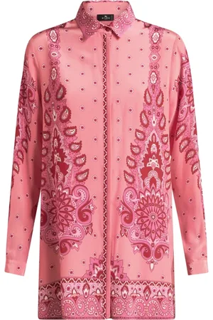 Etro Blouses & Shirts, Dames, Rood, M, Stijlvolle Mode Accessoires voor Mannen