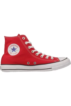 Converse Schoenen, Heren, Rood, 44 EU, Rode High-Top Sneakers voor Mannen