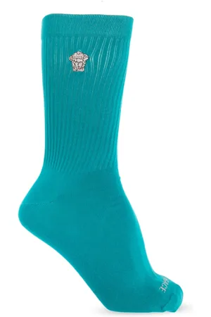 VERSACE Ondergoed, Heren, Blauw, L, Katoen, Katoenen sokken