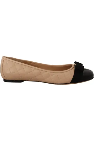 Salvatore Ferragamo Schoenen, Dames, , 35 1/2 EU, Leer, Varina Ballerina`s
