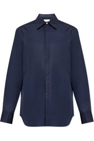 Jil Sander Overhemden, Heren, Blauw, 2Xl, Katoen, Klassiek overhemd