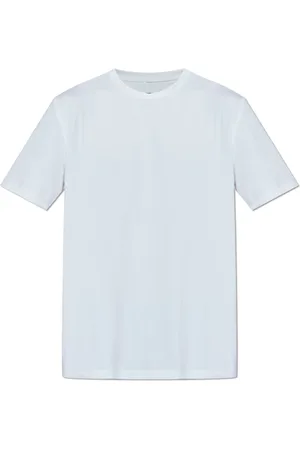 RAG&BONE Tops, Heren, Wit, L, Polyester, T-shirt met een ronde hals