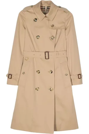 Burberry Mantels, Dames, , XS, Katoen, Parka Ss 24