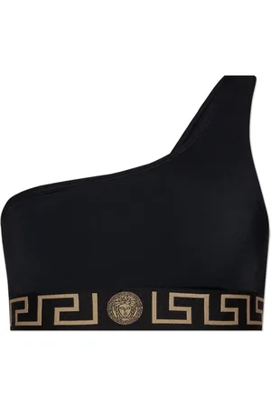 VERSACE Badkleding, Dames, Zwart, L, Bikini top