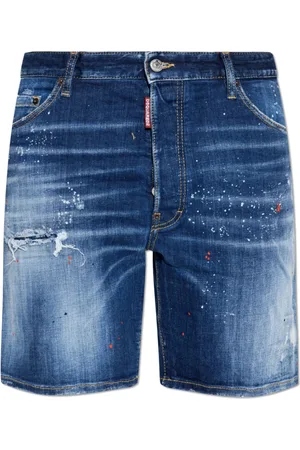 Dsquared2 Korte broeken, Heren, Blauw, 2Xl, Denim, Marine denim shorts