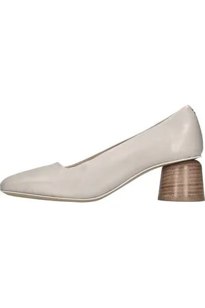 HALMANERA Schoenen, Dames, Grijs, 35 EU, Leer, Met Hak Grijs