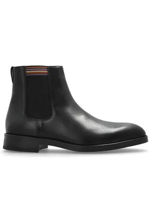 Paul Smith Schoenen, Heren, Zwart, 46 EU, Leer, Leren Chelsea laarzen