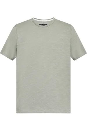 RAG&BONE Tops, Heren, Grijs, XS, Katoen, T-shirt met een ronde halslijn