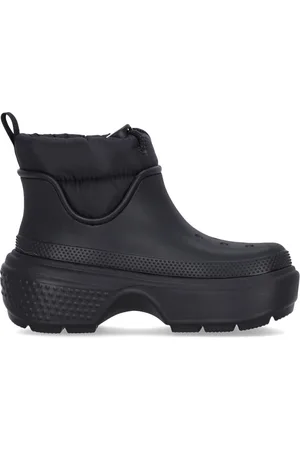 Crocs Schoenen, Heren, Zwart, 36 EU, Nylon, Stomp Puff Boot Zwart