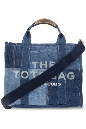 Marc Jacobs Tassen, Dames, Blauw, ONE Size, De Medium Tote schoudertas