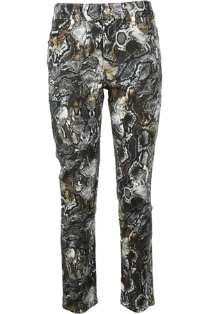 Roberto Cavalli Jeans, Dames, Veelkleurig, W26, Katoen, Stijlvolle Jeans met Katoen en Elastaan