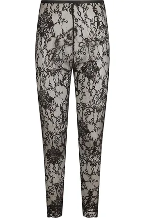 Givenchy Broeken, Dames, Zwart, M, Zwarte Stretch Leggings