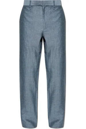 RAG&BONE Broeken, Heren, Blauw, W34, Wol, Broek met taps toelopende pijpen