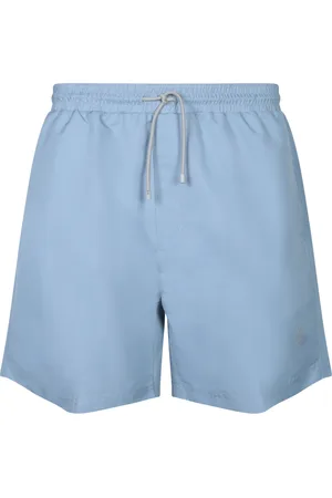 Brunello Cucinelli Badkleding, Heren, Blauw, L, Polyester, Blauwe zwemkleding voor heren Ss 25