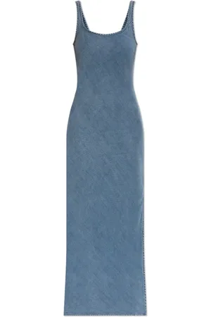 Samsøe Samsøe Kleedjes, Dames, Blauw, S, Jurk Sasunna