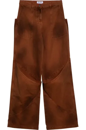 The Attico Jeans, Dames, Bruin, W25, Winter Boyfriend Jeans