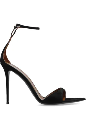 Giuseppe Zanotti Schoenen, Dames, Zwart, 40 EU, Suède, Stiletto Sandalen `Kanda`