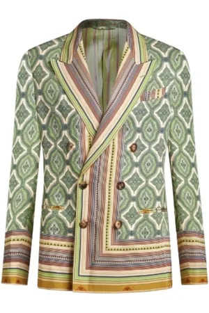 Etro Jassen, Heren, Groen, M, Stijlvolle Mode Accessoires voor Jou