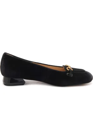 Emanuélle vee Fluwelen Loafer Audrey Model Zwart