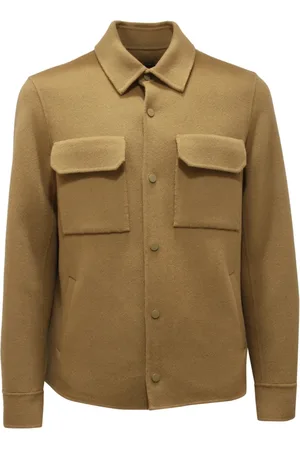 ALPHA STUDIO Wollen Jas Shirt Jas Lichene Stijl