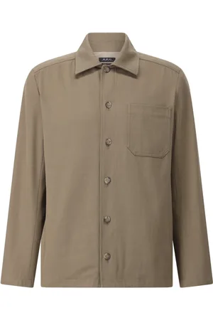 A.P.C. Oversized Wol-Katoen Overshirt