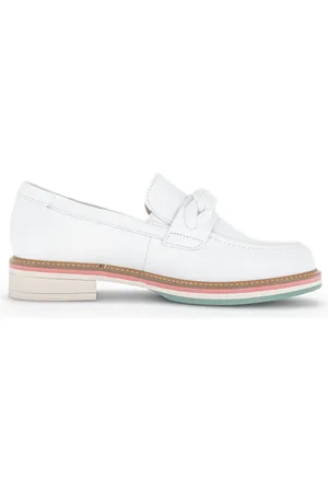 Gabor Witte Casual Loafers voor Vrouwen
