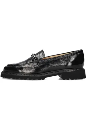 Brunate Zwarte Loafers voor Dames
