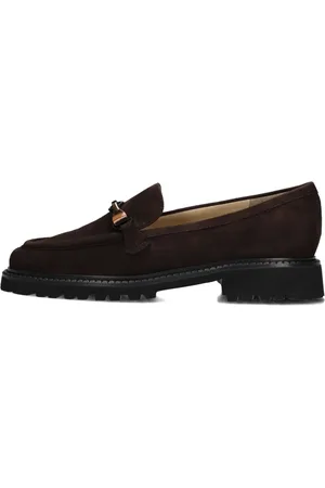 Brunate Bruin Suède Dames Loafers