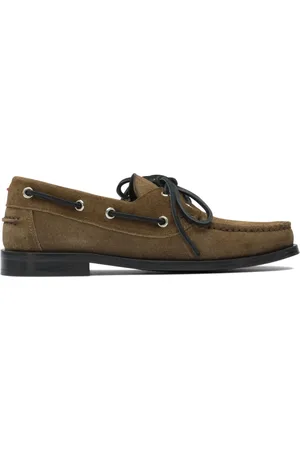 Aeyde Bruine Loafer Schoenen voor Vrouwen