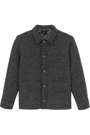 A.P.C. Wollen Overshirt Jas Emile