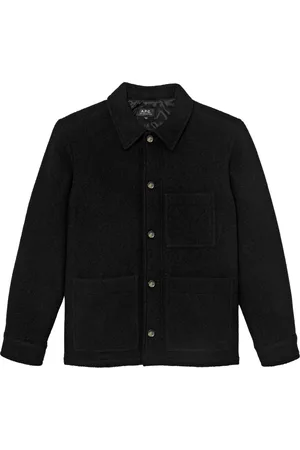 A.P.C. Wollen Overshirt Jas Emile