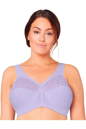 Glamorise Dames Bh's - Magic lift bh met hoog katoengehalte en optimale steun, incl. gratis make-uptasje
