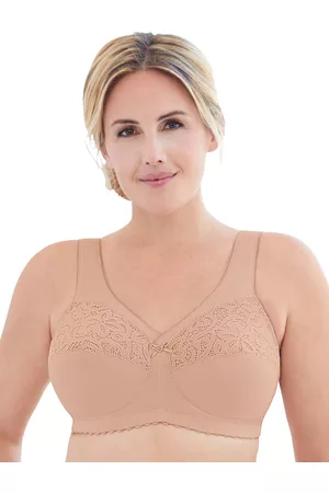 Glamorise Dames Bh's - Magic lift bh met hoog katoengehalte en optimale steun, incl. gratis make-uptasje