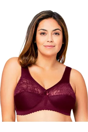 Glamorise Dames Bh's - Magic lift bh in speciaal model voor Plus Sizes, incl. gratis make-uptasje