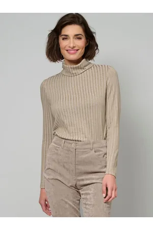 Turtleneck shirt dames online korte mouw