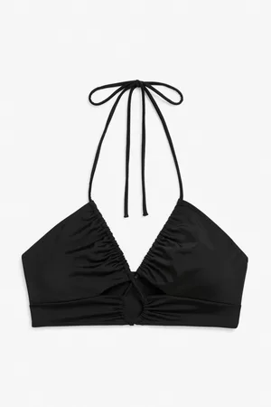 Monki Cut-out halter bikini top