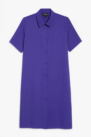 Monki Dames Hemd Jurken - Midi shirt dress