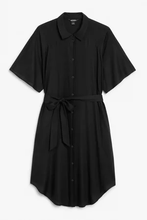 Monki Dames Hemd Jurken - Midi shirt dress