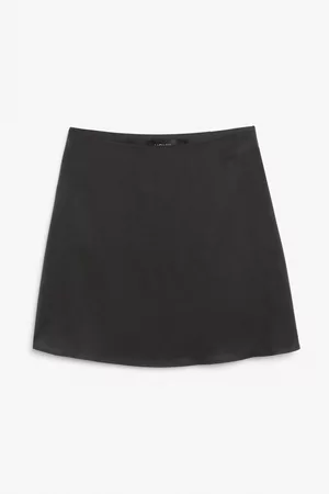 Monki Satin mini skirt