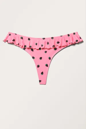 Monki Frilled Bikini Thongs