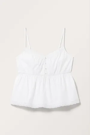 Monki Mini Poplin Singlet
