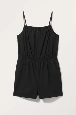 Monki Mini Poplin Playsuit