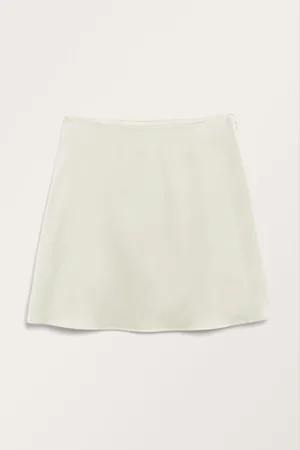 Monki Satin mini skirt