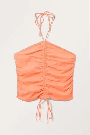 Monki Tie Halter Neck Singlet