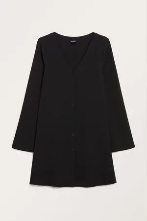 Monki Long sleeved midi dress